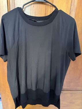 Athleta Black Short Sleeve Knit Tunic